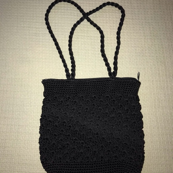 Black Crotchet Purse/Pocketbook - Picture 8 of 8